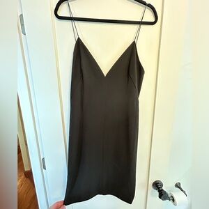 Alexander Wang simple black dress with low back